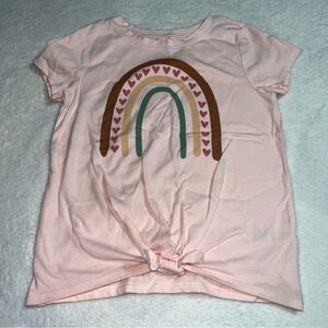 Garanimals Toddler Hearts and Rainbow Pink Tee 0519K